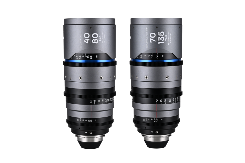 Sunlight 2X Anamorphic Zoom 2-Lens Bundle PL (40-80mm,70-135mm) (Blue)