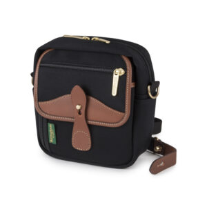 Pola Stowaway – Black / Tan leather
