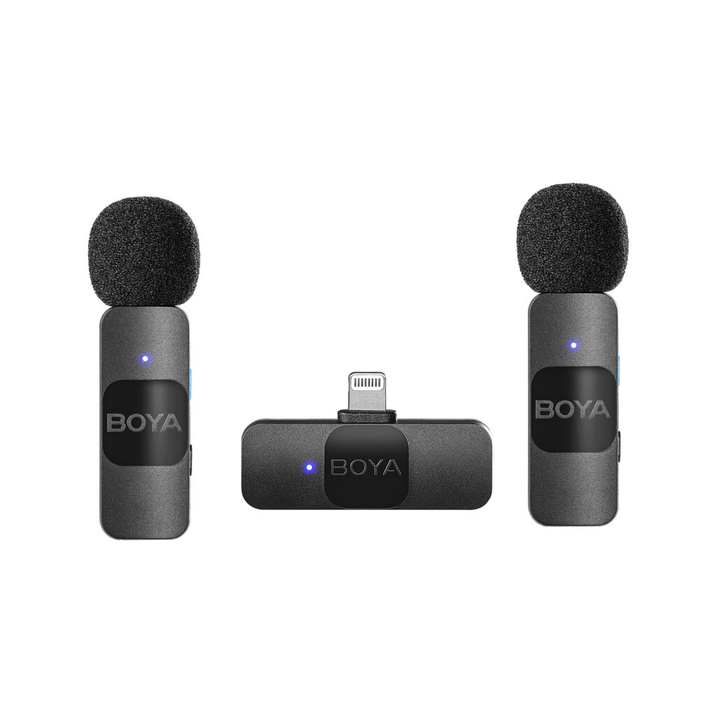 BY-V2 V2.0 – Wireless microphone for Lightning (2 x transmitter & 1 x receiver)