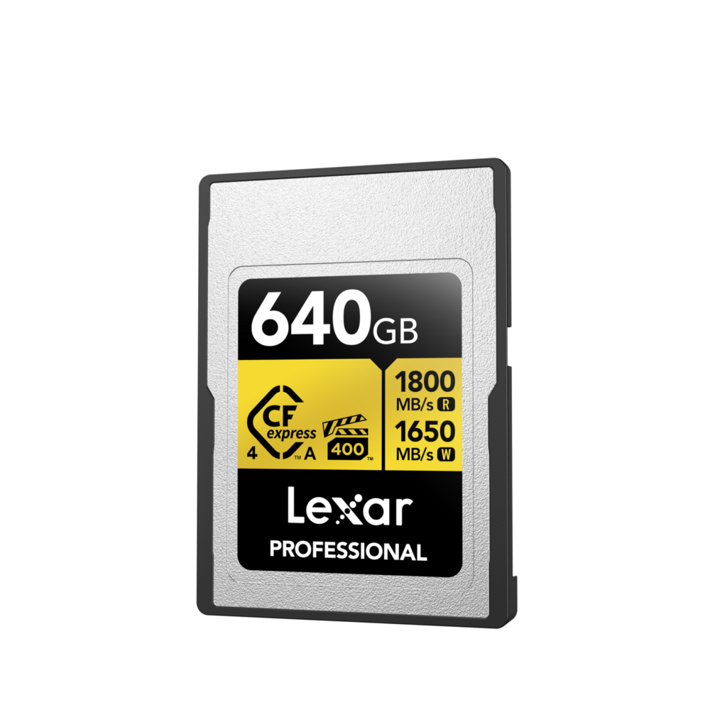 CFexpress PRO Type A Gold 4.0 Series 640GB R1800/W1650MB/s – VPG400
