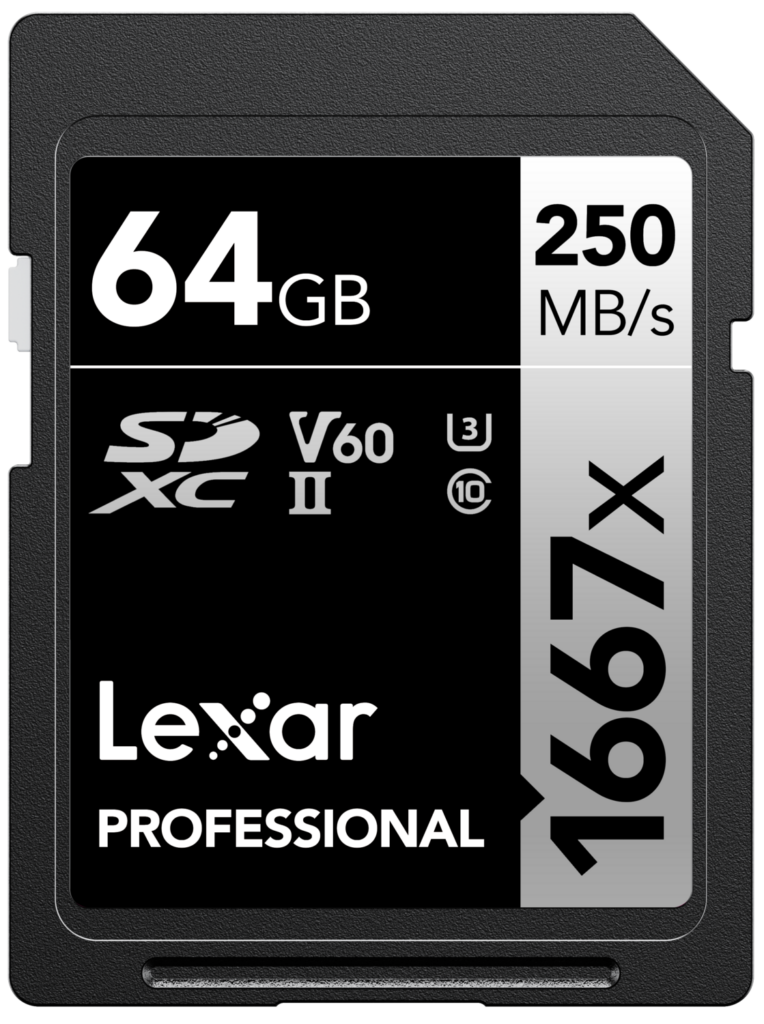 SD Pro Silver Series UHS-II 1667x 64GB V60
