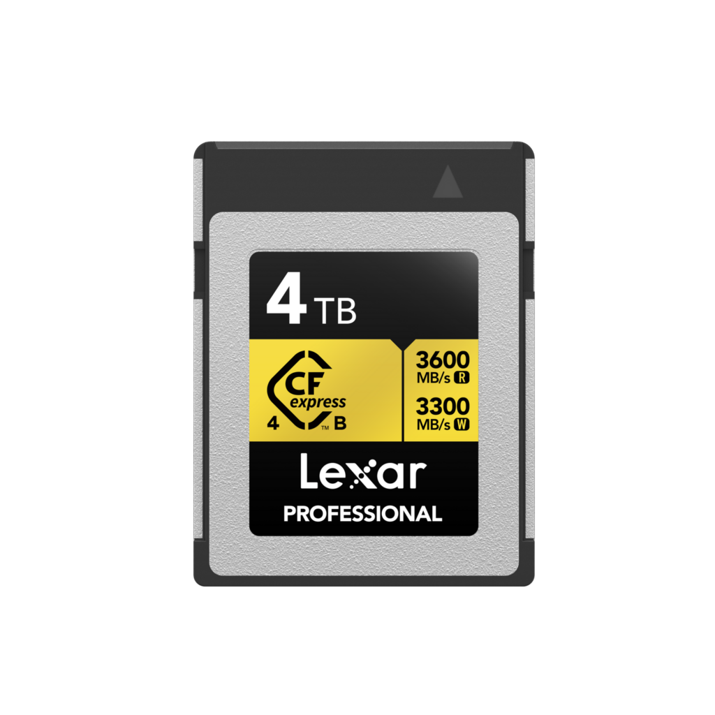 CFexpress PRO Type B GOLD 4.0 series 4TB – R3600/W3300MB/s