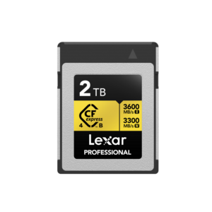 CFexpress PRO Type B GOLD 4.0 series 2TB – R3600/W3300MB/s