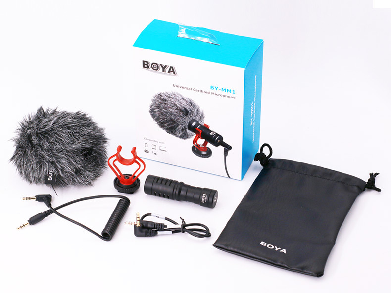 BY-MM1 cardioid video mic for smartphones & DSLR’s