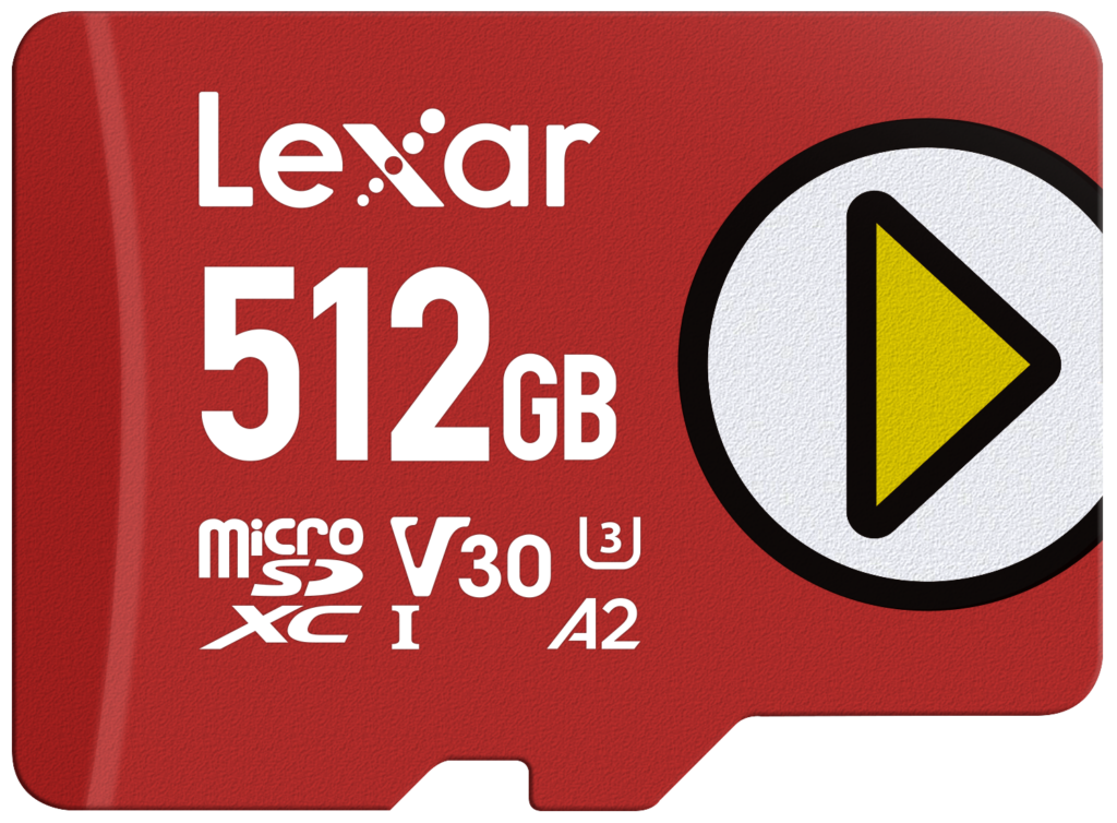 microSDXC PLAY UHS-I 512GB V30 R205/W140MB/s