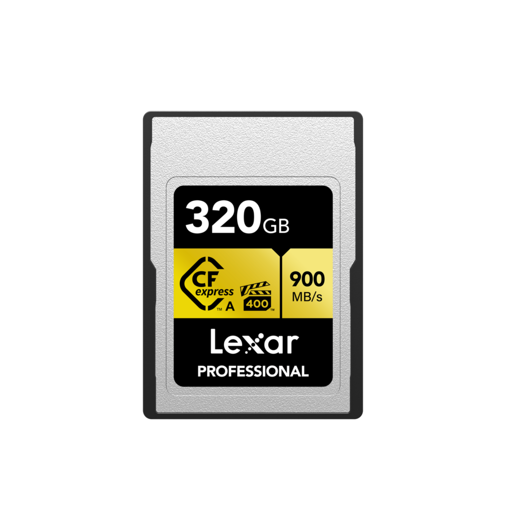 CFexpress PRO Type A Gold Series 320GB – R900/W800MB/s – VPG400