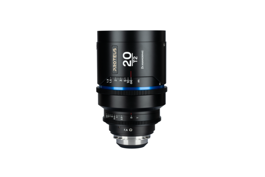 Proteus 2X Anamorphic 20mm T2 PL/EF – Blue (Meter)
