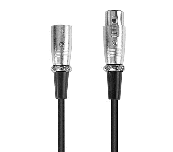 XLR-C1 XLR M to XLR F microphone cable 1m