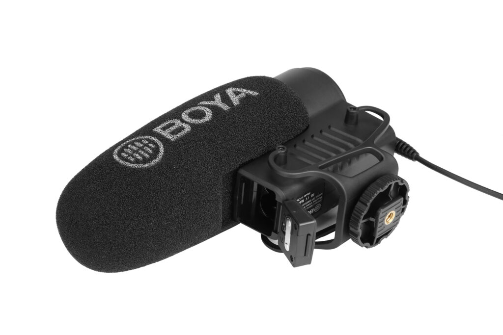 BY-BM3051S mono/stereo switchable shotgun microphone