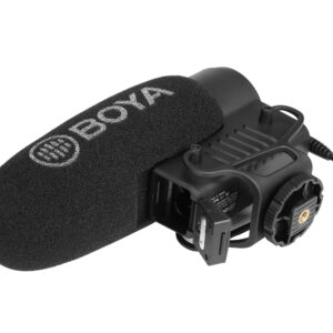BY-BM3051S mono/stereo switchable shotgun microphone