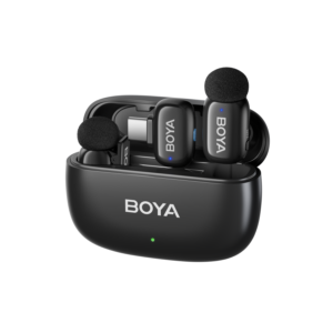 Mini-14 – 2.4 GHz Ultra-Mini Wireless Microphone (Black, USB-C) – 2TX + 1RX