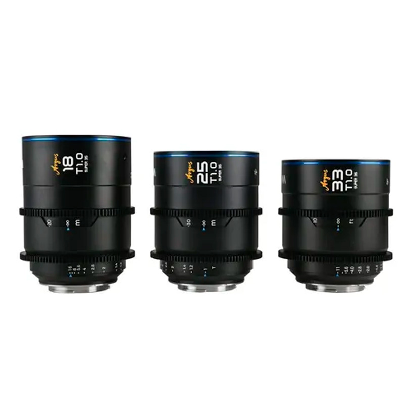 Argus S35 Cine 3-Lens Bundle (18mm,25mm,33mm) Sony E