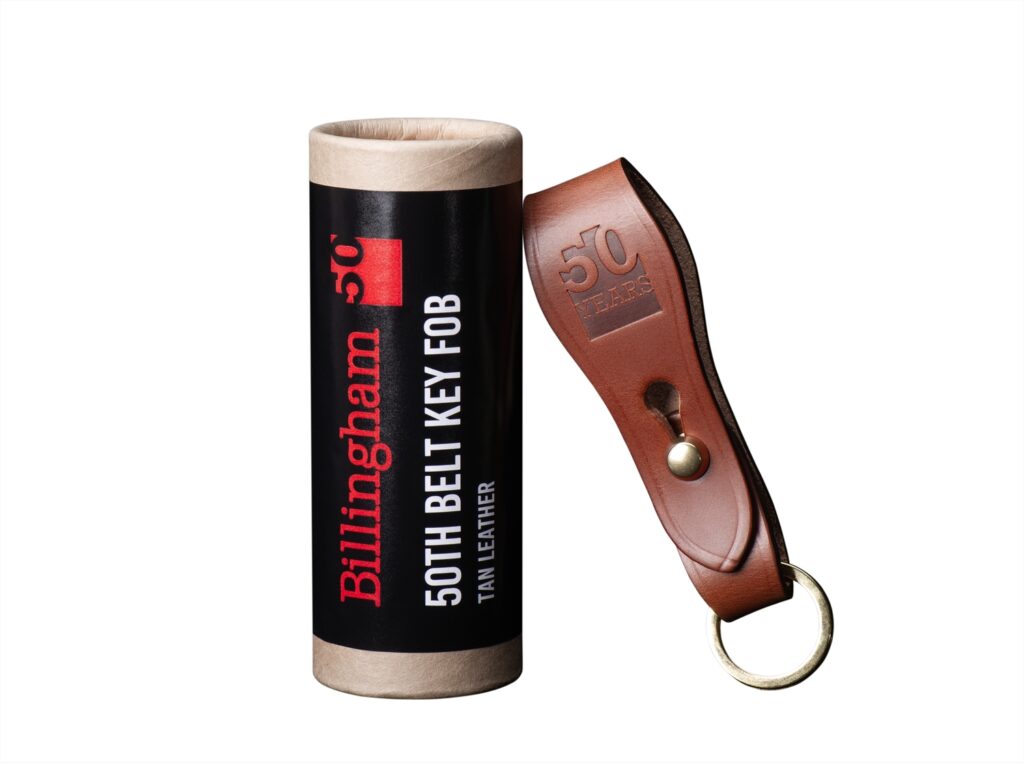 50th Belt Key Fob – Tan