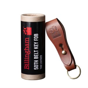 50th Belt Key Fob – Tan