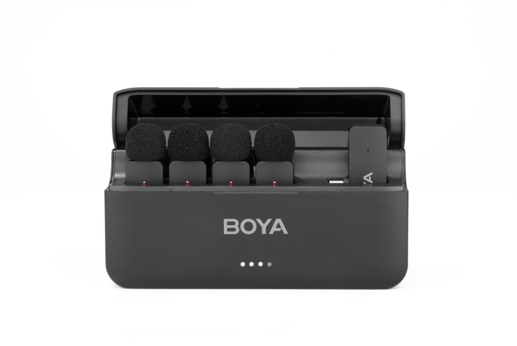 BY-V4U – 2.4GHz Four-channel wireless mic with USB-C plug