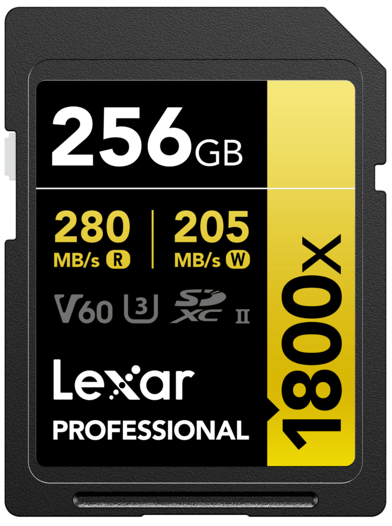 SD Pro Gold Series UHS-II 1800x 256GB V60
