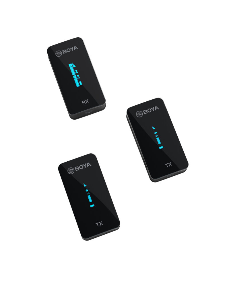 Wireless Microphone 2.4 Ghz 2 transmitter 1 receiver
