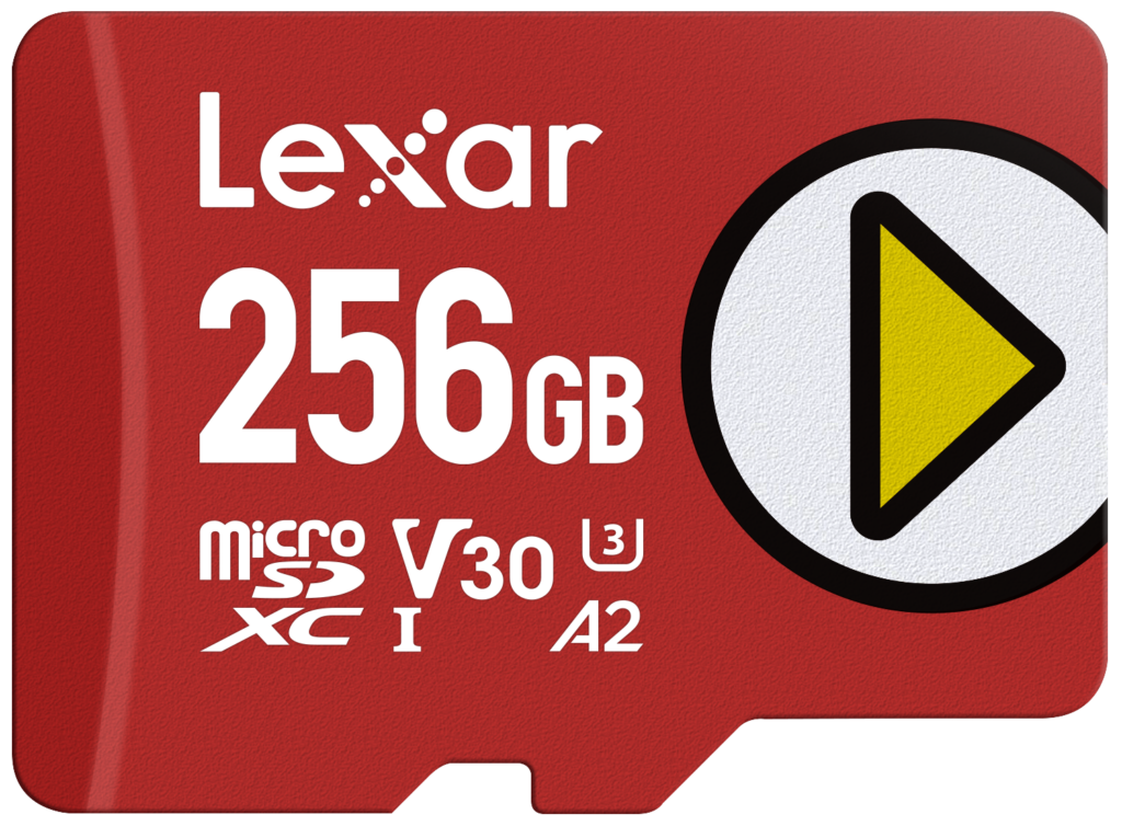 microSDXC PLAY UHS-I 256GB V30 R205/W140MB/s