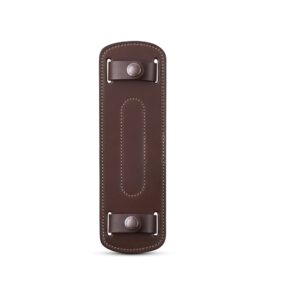 Shoulder pad SP 20 – chocolate leather /antique studs