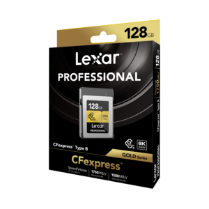 CFexpress PRO Type B Gold series 128GB – R1750/W1500MB/s