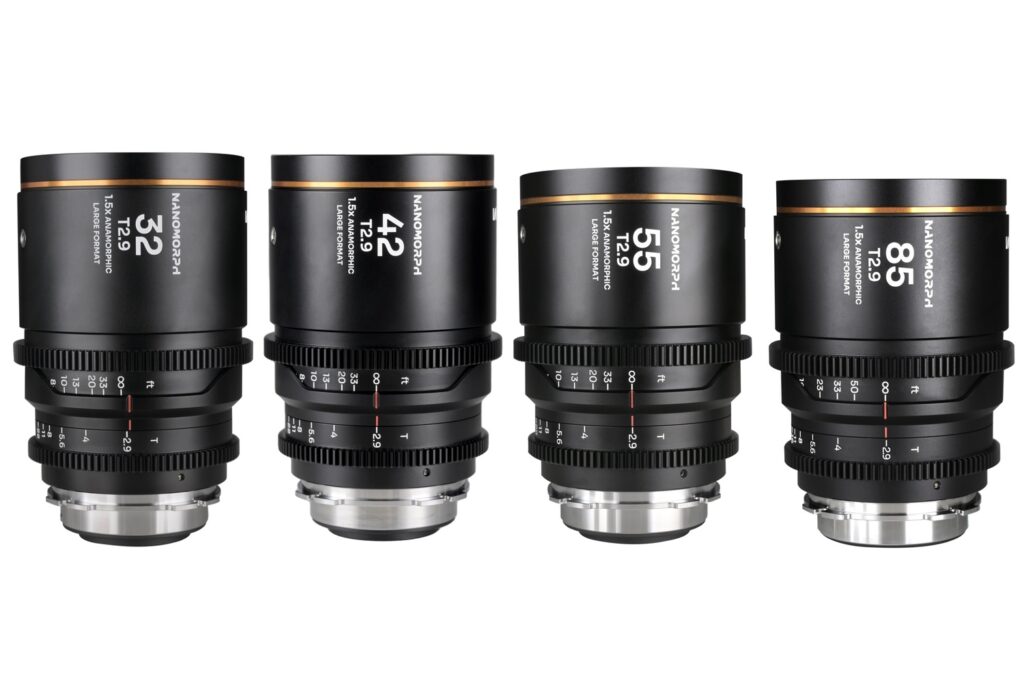 Nanomorph LF 4-Lens Bundle (32mm, 42mm, 55mm, 85mm) (Amber) Arri PL/Canon EF