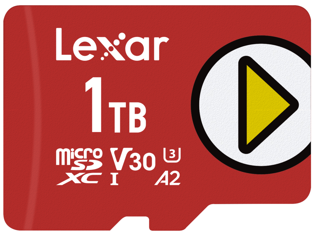 microSDXC PLAY UHS-I 1TB V30 R205/W140MB/s