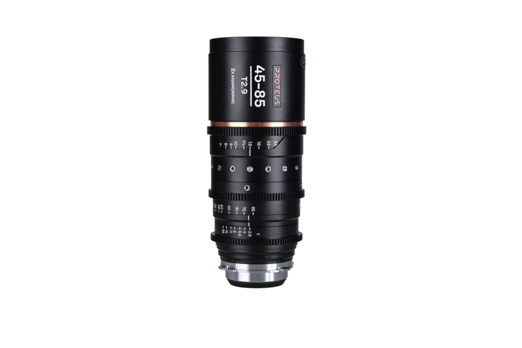 Proteus Zoom 2X Anamorphic 45-85mm T2.9 – Amber (Feet)