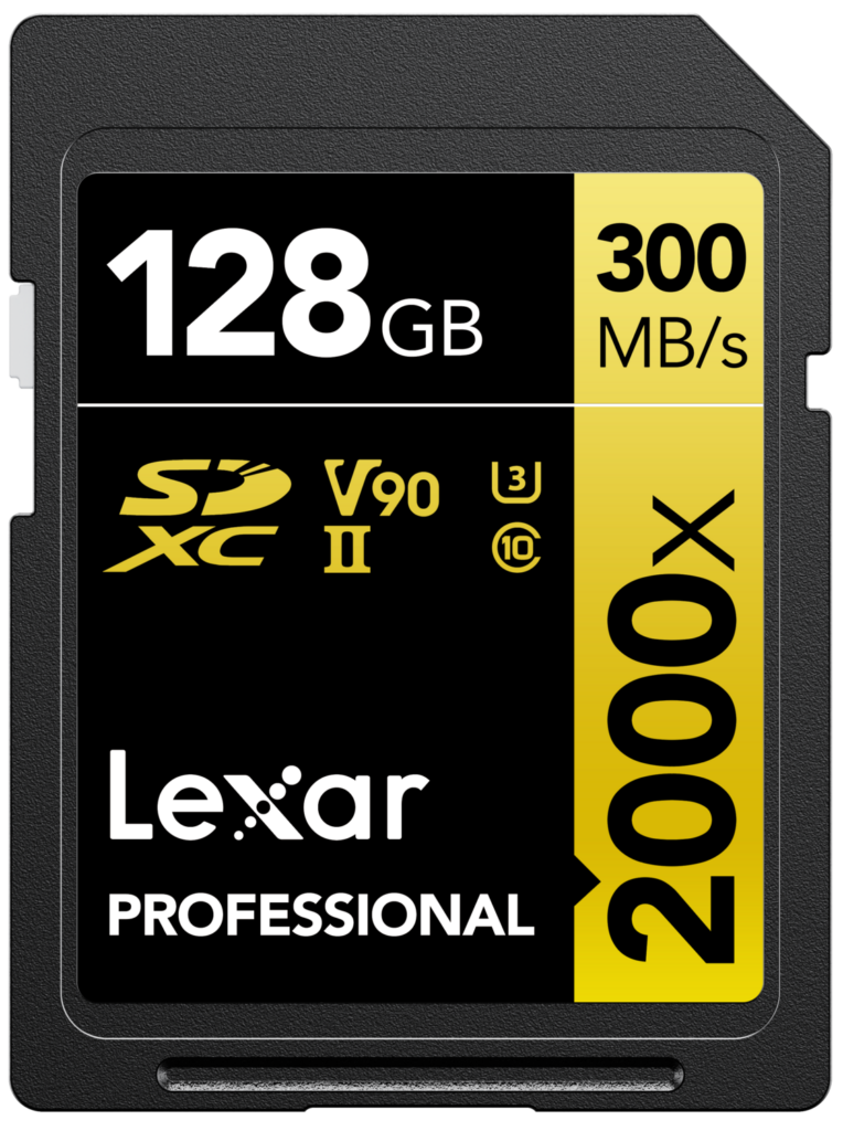 SD Pro Gold Series UHS-II 2000x 128GB V90