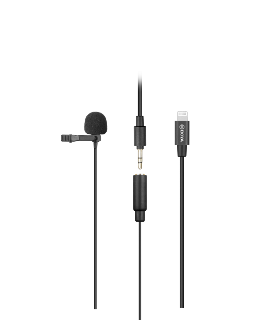 BY-M2 lapel microphone for iOS devices