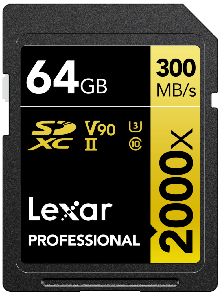 SD Pro Gold Series UHS-II 2000x 64GB V90
