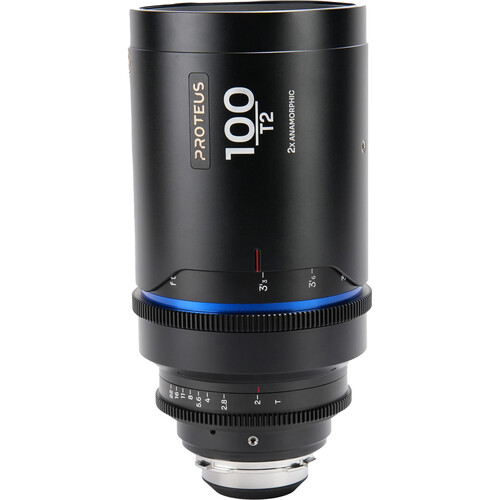 Proteus 2X Anamorphic 100mm T2 – Blue (Meters) – Arri PL/Canon EF