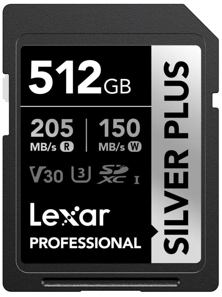 SD Silver Plus UHS-1 512GB V30 R205/W150MB/s