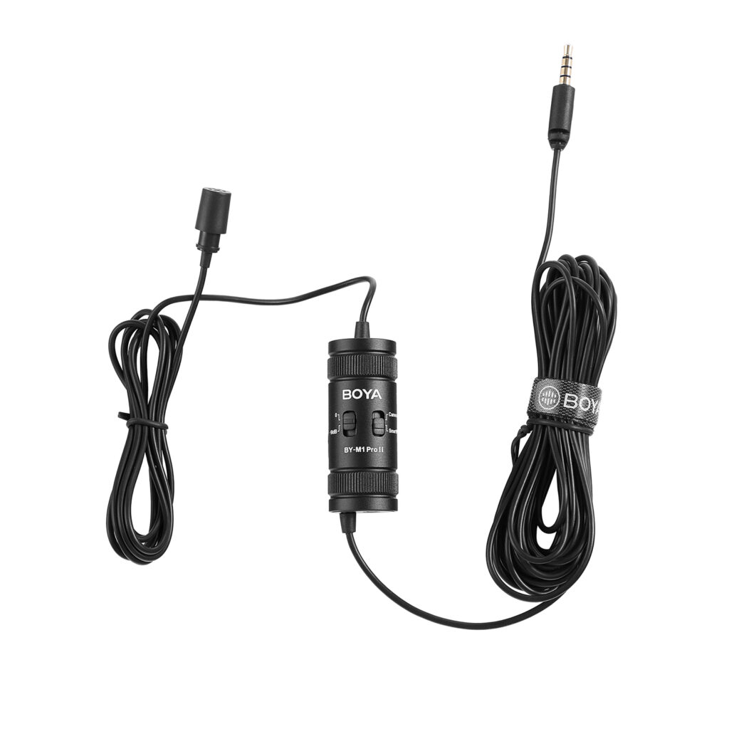 BY-M1 Pro II – Clip-on microphone