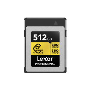 CFexpress PRO Type B GOLD 4.0 series 512GB – R3600/W3300MB/s