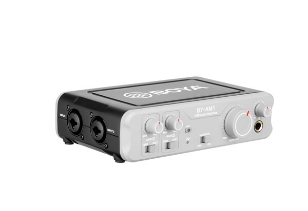 BY-AM1 Audio mic mixer 2 kanalen