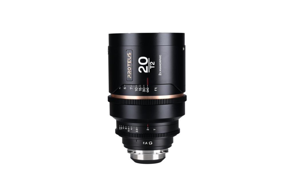 Proteus 2X Anamorphic 20mm T2 PL/EF – Amber (Feet)