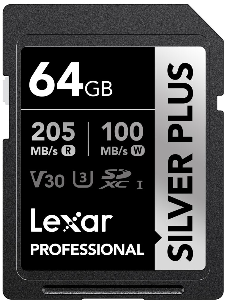 SD Silver Plus UHS-1 64GB V30 R205/W100MB/s