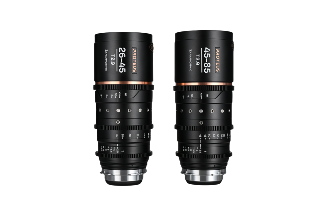 Proteus Zoom 2X Anamorphic 2-Lens Bundle (26-45mm,45-85mm) – Amber (Meter)