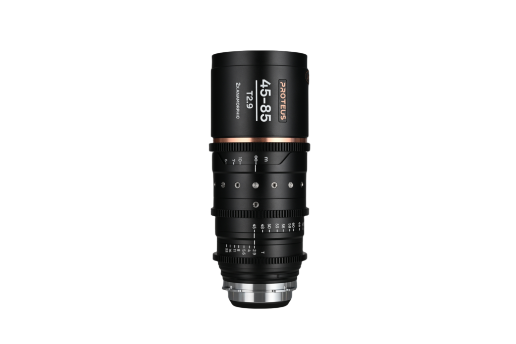 Proteus Zoom 2X Anamorphic 45-85mm T2.9 – Amber (Meter)