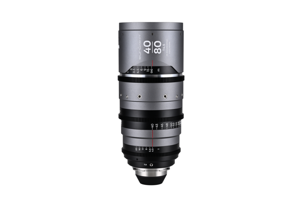 Sunlight 40-80mm T4.5 2x FF Anamorphic Zoom PL (Silver)
