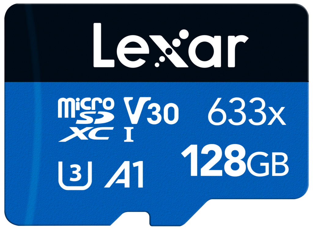 microSD Blue Series UHS-I 633x 128GB V30