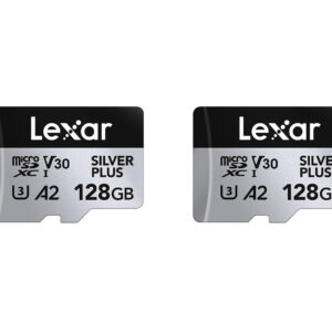 microSDXC Silver Plus UHS-1 128GB V30 R205/W150MB/s – 2PACK