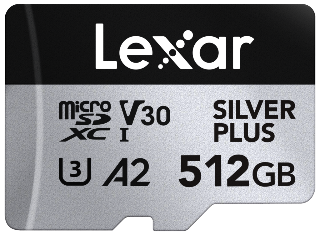 microSDXC Silver Plus UHS-1 512GB V30 R205/W150MB/s
