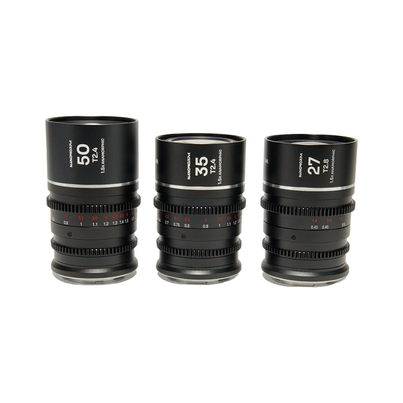 Nanomorph S35 Prime 3-Lens Bundle (27,35,50mm) (Silver) MFT