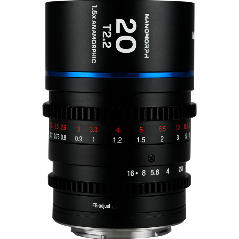 Nanomorph 20mm T2.2 1.5X MFT (Blue)