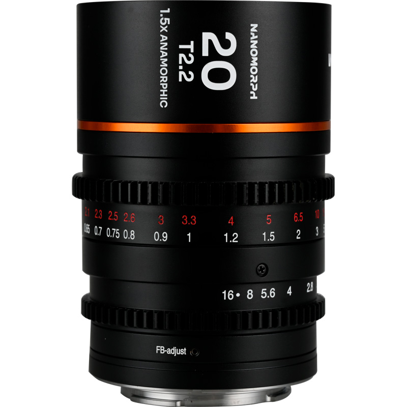 Nanomorph 20mm T2.2 1.5X MFT (Amber)