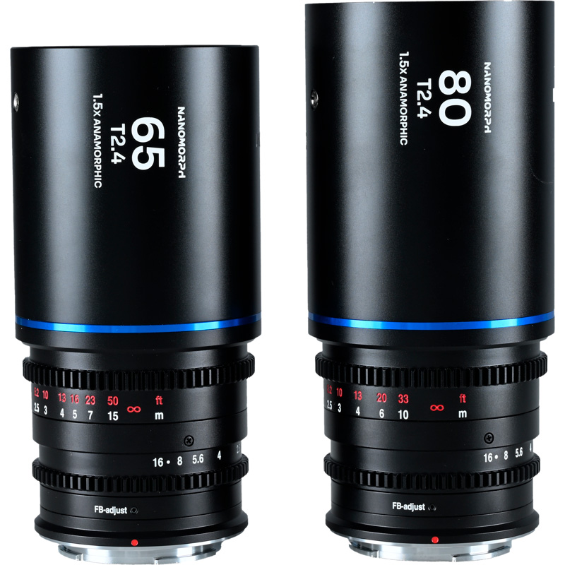 Nanomorph S35 2-Lens Bundle (65,80mm) (Blue) Sony E
