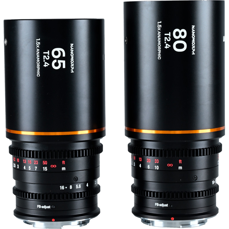 Nanomorph S35 2-Lens Bundle (65,80mm) (Amber) L mount