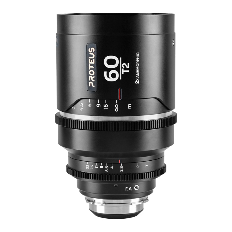 Proteus 2X Anamorphic 60mm T2 – Silver (Meter) – PL+EF