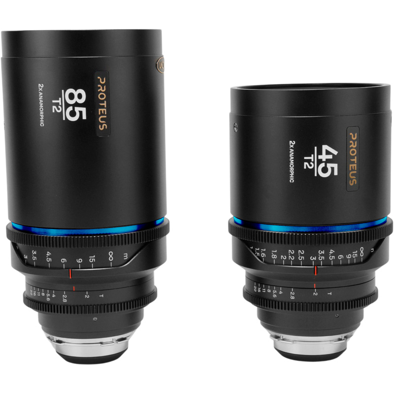 Proteus 2X Anam. 2-Lens (45mm, 85mm) – Blue (METER) – PL+EF